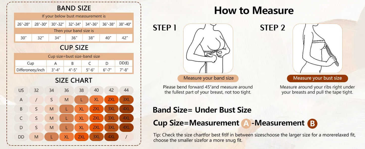 No Steel Ring Gathering Bra Seamless